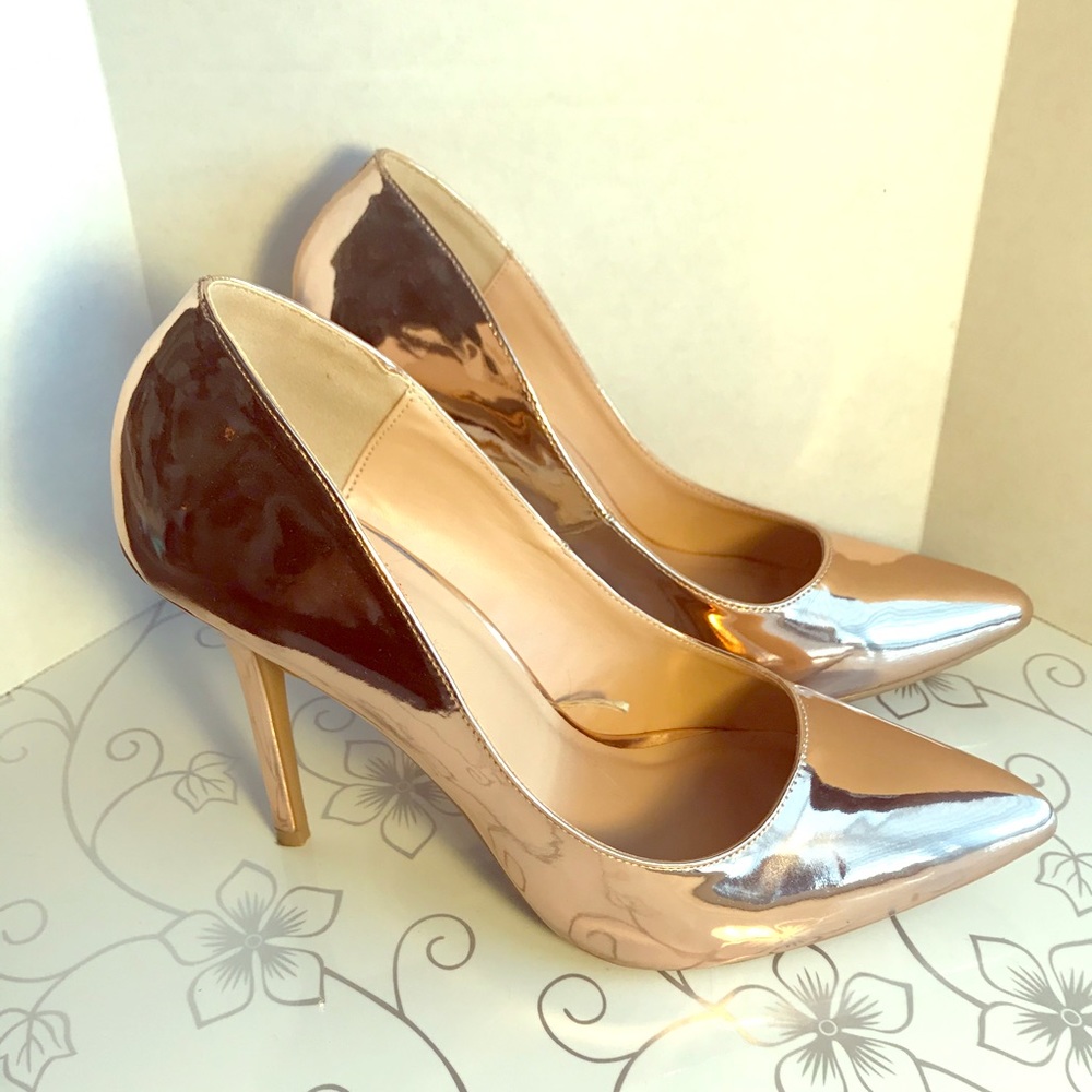 Rose Gold Pumps